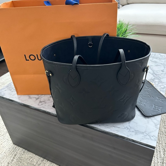 Louis Vitton Neverfull MM Black - Picture 1 of 6